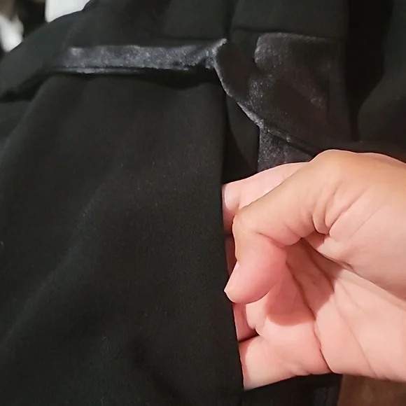 Maje Pankok Black Tie Waist Step Hem jumpsuit - Picture 7 of 10